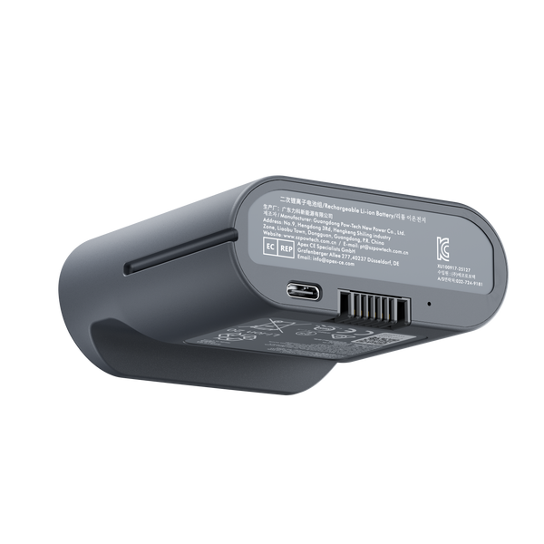 Batteria ricaricabile Omni per la regolazione del supporto lombare e il massaggio spinale
