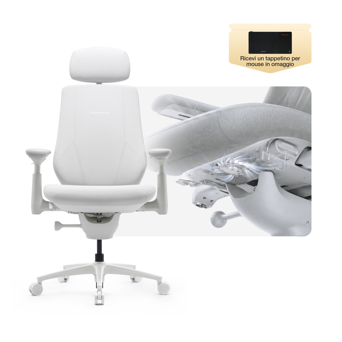Sedia ergonomica dinamica LiberNovo Maxis
