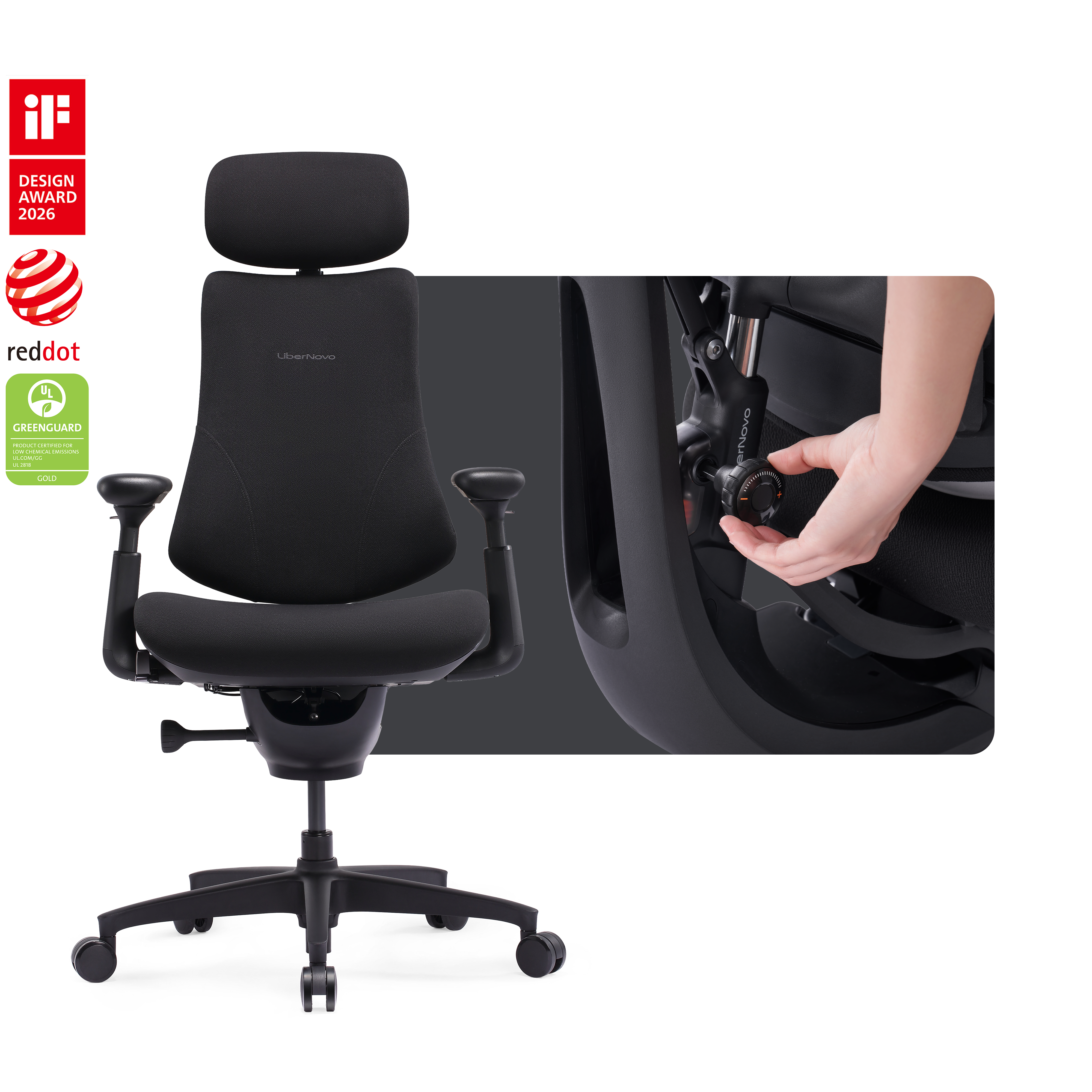 Sedia ergonomica dinamica LiberNovo Omni SE